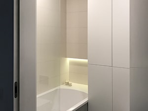 WILANÓW - realizacja - Mała bez okna łazienka, styl minimalistyczny - zdjęcie od INVENTIVE studio