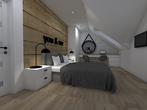 Sypialnia na poddaszu - zdjęcie od Inspiracja Anna Palacz