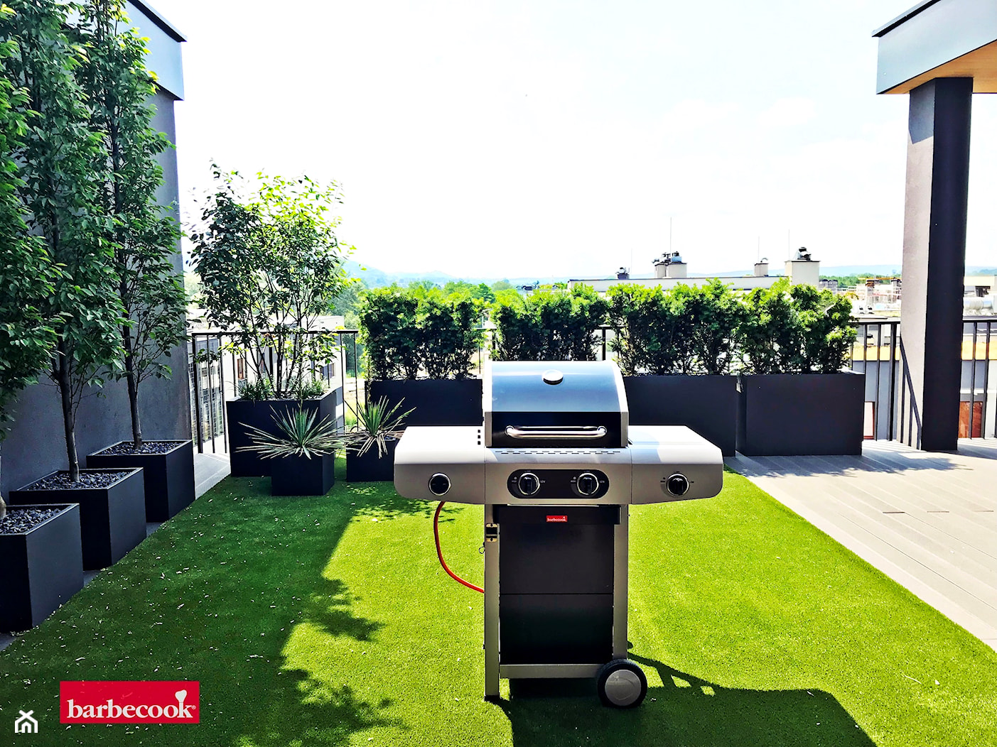 Siesta 310 Balck Barbecook- grill gazowy na tarasie - zdjęcie od Barbecook - Homebook