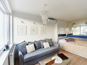 GREAT VIEW LUXURY APARTMENT - Średnia biała sypialnia, styl nowoczesny - zdjęcie od HENDI Design