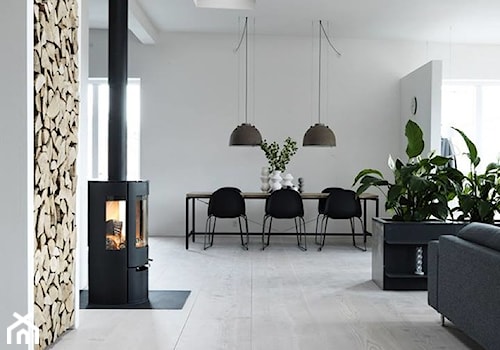 Salon, styl minimalistyczny - zdjęcie od kominteka