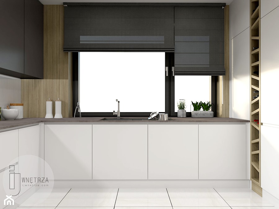 Kuchnia w domu jednorodzinnym - zdjęcie od IJ Studio