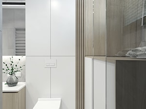 Łazienka biało-szara - zdjęcie od IJ Studio