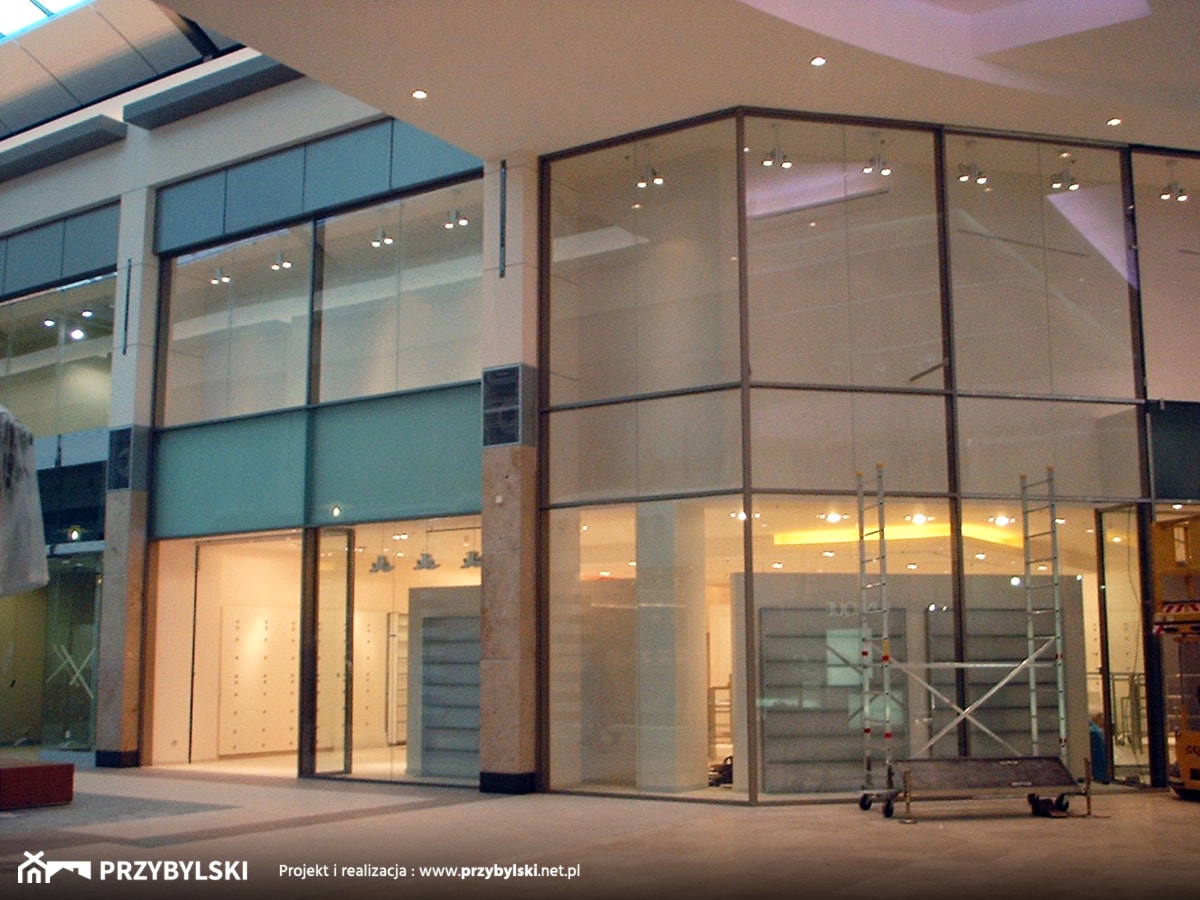 Fasada aluminiowo-szklana SKLEP - zdjęcie od Przybylski Ogrody Zimowe & Konstrukcje aluminiowo-szklane - Homebook