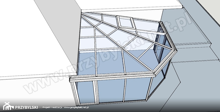 Projekt ogród zimowy - zdjęcie od Przybylski Ogrody Zimowe & Konstrukcje aluminiowo-szklane