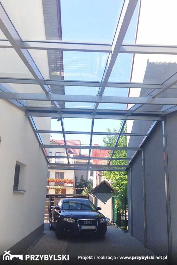 Pergola aluminiowo-szklana - zdjęcie od Przybylski Ogrody Zimowe & Konstrukcje aluminiowo-szklane - Homebook