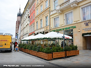 Szklany ogródek - rynek główny w Krakowie