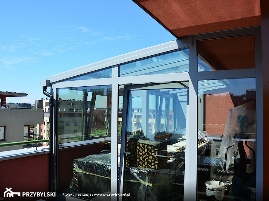 Zabudowa tarasu na dachu - zdjęcie od Przybylski Ogrody Zimowe & Konstrukcje aluminiowo-szklane