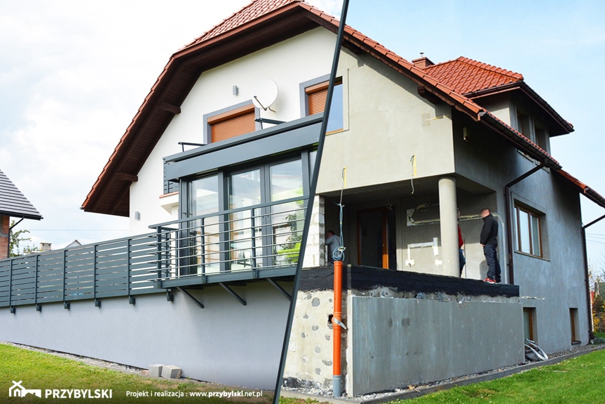 Pomysł na metamorfozę tarasu - zdjęcie od Przybylski Ogrody Zimowe & Konstrukcje aluminiowo-szklane - Homebook