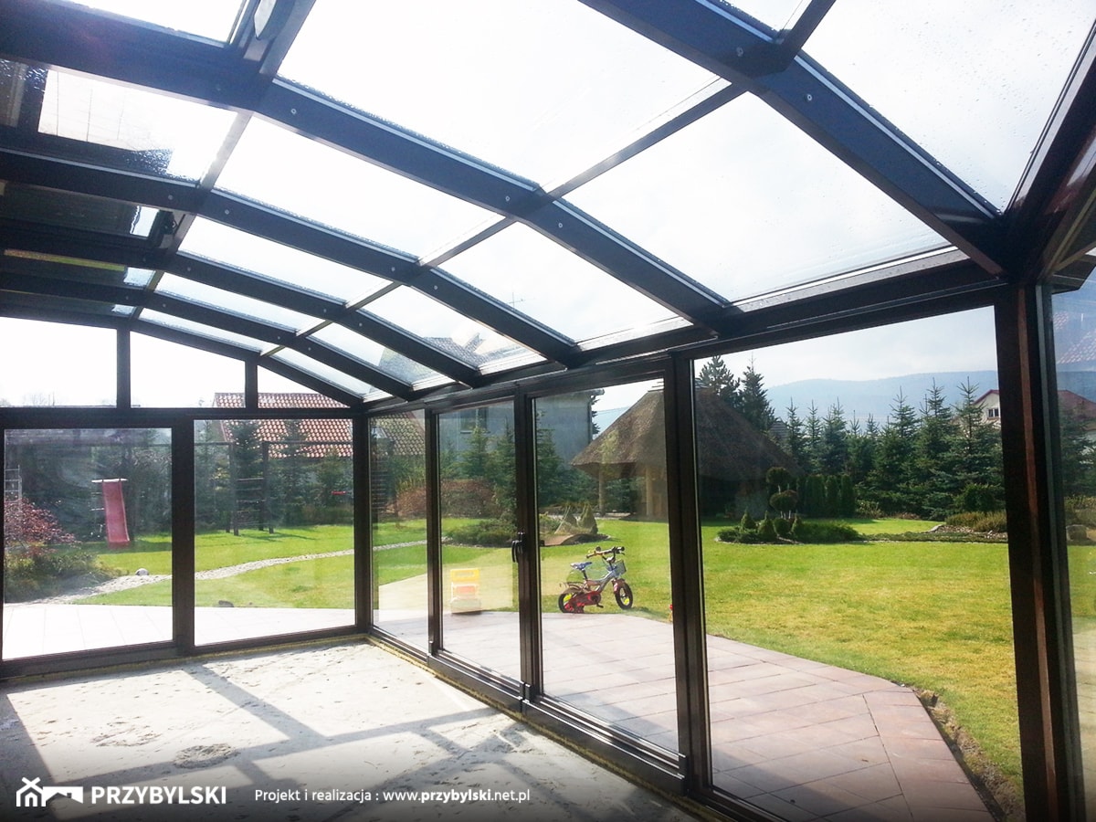 Zrealizowany ogród zimowy - zdjęcie od Przybylski Ogrody Zimowe & Konstrukcje aluminiowo-szklane - Homebook