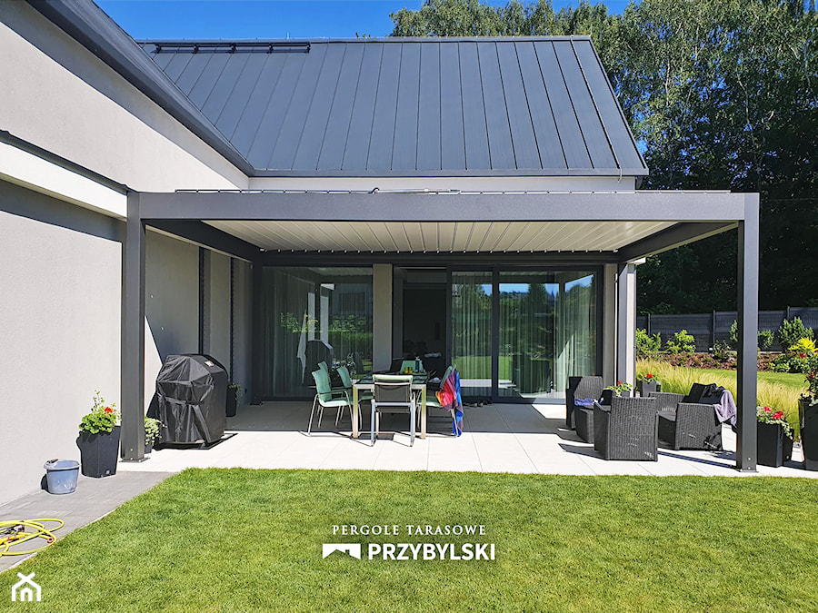 Pergola aluminiowa SunBreaker - zdjęcie od Przybylski Ogrody Zimowe & Konstrukcje aluminiowo-szklane