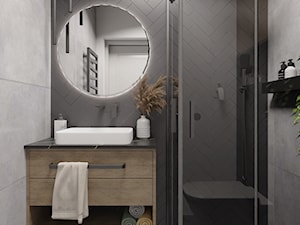 Modern Loft Bathroom - zdjęcie od Karolina Urbaniak Architektura Wnętrz