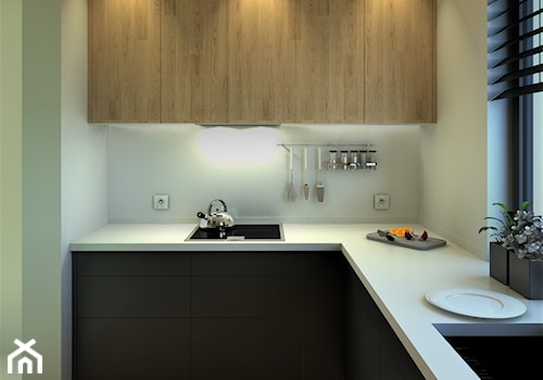 Wnętrze powtarzalnego projektu domu jednorodzinnego "MALUTKI" - Kuchnia, styl nowoczesny - zdjęcie od V P S Architektura  Sebastian Olszewski