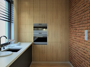 Wnętrze powtarzalnego projektu domu jednorodzinnego "MALUTKI" - Kuchnia - zdjęcie od V P S Architektura  Sebastian Olszewski
