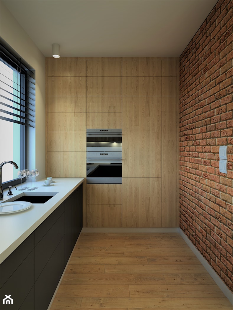 Wnętrze powtarzalnego projektu domu jednorodzinnego "MALUTKI" - Kuchnia - zdjęcie od V P S Architektura  Sebastian Olszewski - Homebook