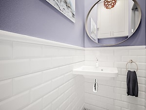 Vertigo - Mała bez okna łazienka, styl rustykalny - zdjęcie od Vimko Projektowanie Wnętrz