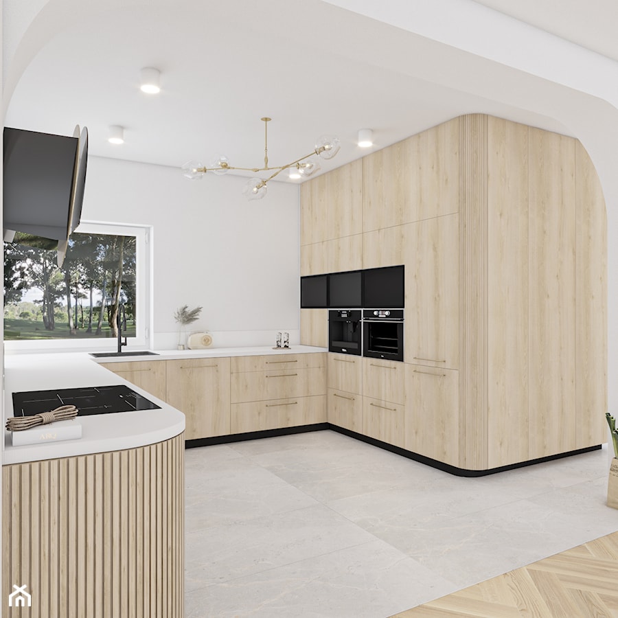 ECLIPSE BEIGE - Kuchnia, styl nowoczesny - zdjęcie od Vimko Projektowanie Wnętrz