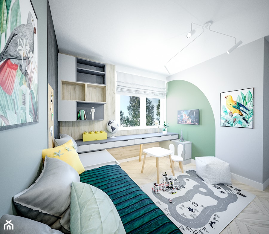Pokój chłopca - Pokój dziecka, styl nowoczesny - zdjęcie od Vimko Projektowanie Wnętrz