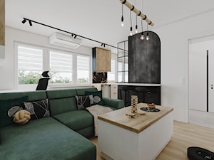 Green Craft - Salon, styl industrialny - zdjęcie od Vimko Projektowanie Wnętrz
