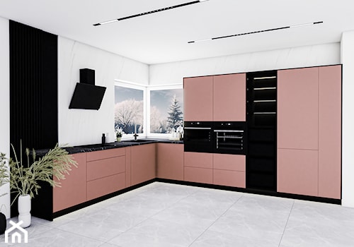 Pink - Kuchnia, styl nowoczesny - zdjęcie od Vimko Projektowanie Wnętrz