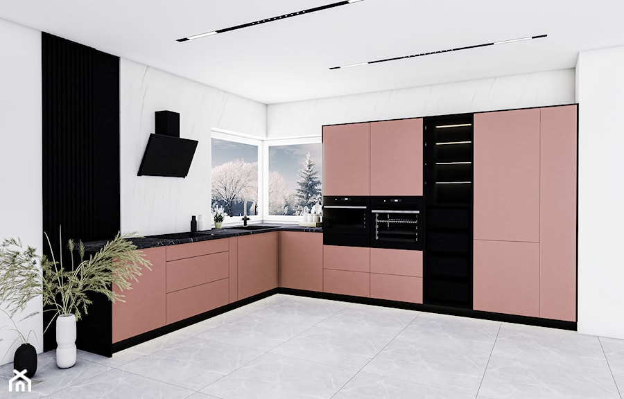 Pink - Kuchnia, styl nowoczesny - zdjęcie od Vimko Projektowanie Wnętrz