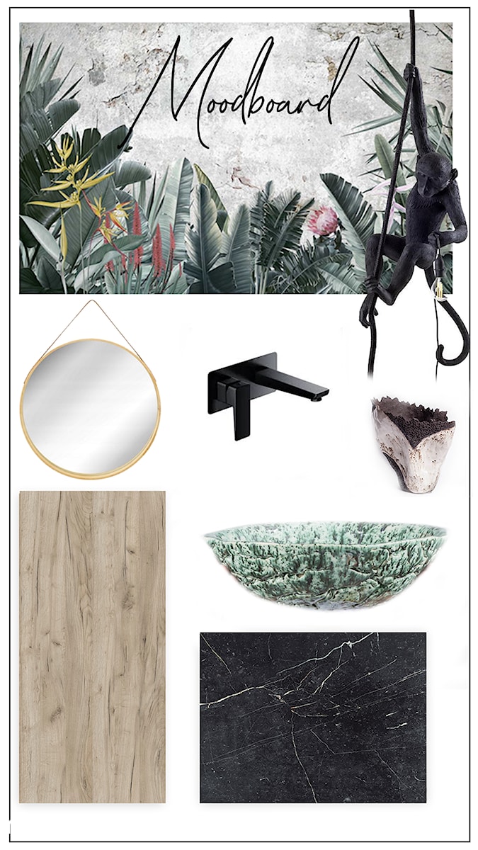 Moodboard Paradise - zdjęcie od Vimko Projektowanie Wnętrz