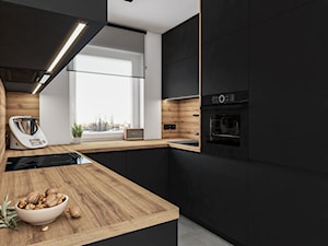 Sherman | Czarny - Kuchnia, styl industrialny - zdjęcie od Vimko Projektowanie Wnętrz