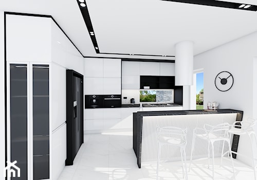 Kuchnia w U w paru wariantach kolorystycznych - Kuchnia, styl minimalistyczny - zdjęcie od Vimko Projektowanie Wnętrz