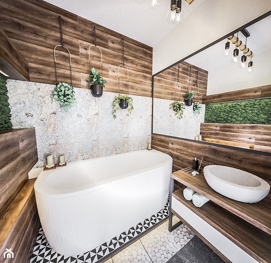 Łazienka spa - Średnia łazienka, styl nowoczesny - zdjęcie od Vimko Projektowanie Wnętrz