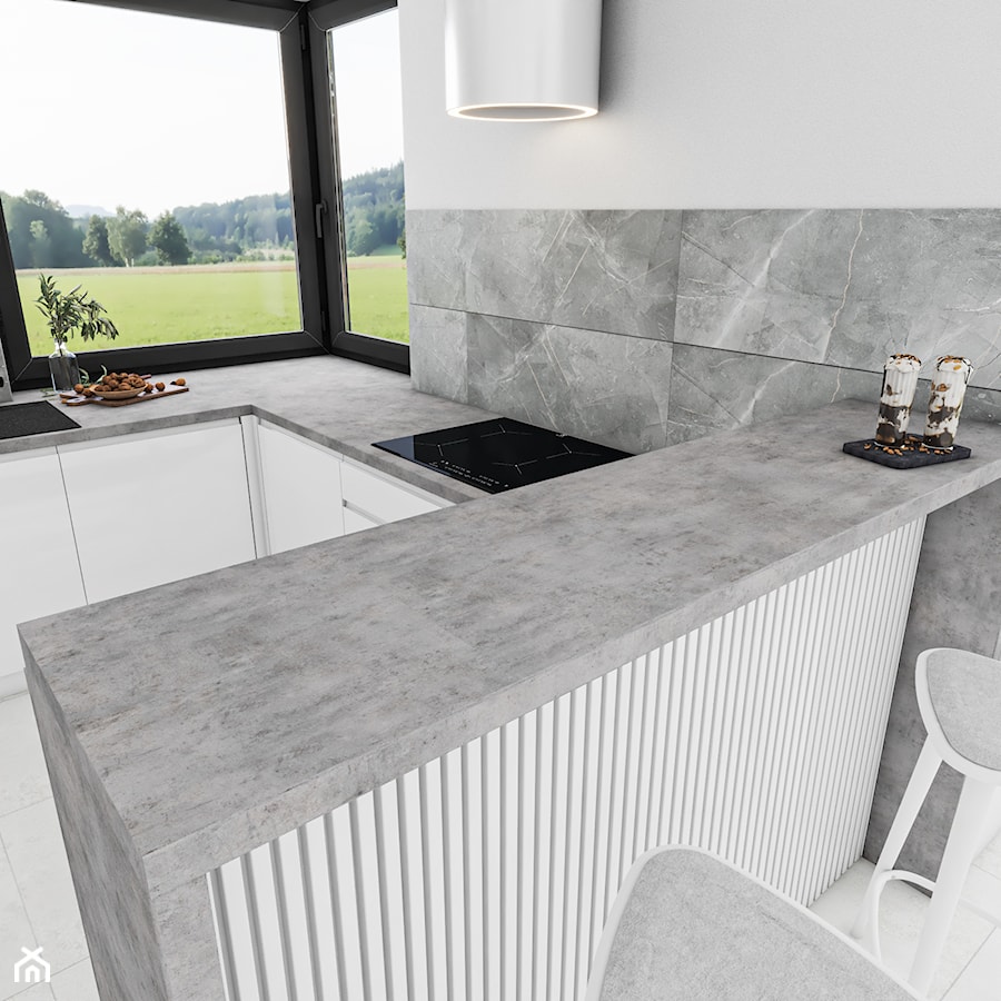CONCRETE BRAINSTORM - Kuchnia, styl minimalistyczny - zdjęcie od Vimko Projektowanie Wnętrz