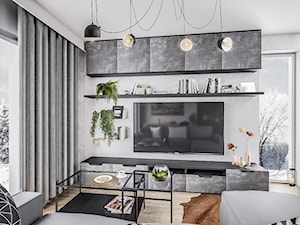 Salon Loft Etno Ikea Kallviken - zdjęcie od Vimko Projektowanie Wnętrz