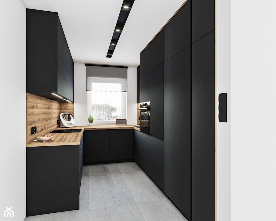 Sherman | Czarny - Kuchnia, styl industrialny - zdjęcie od Vimko Projektowanie Wnętrz