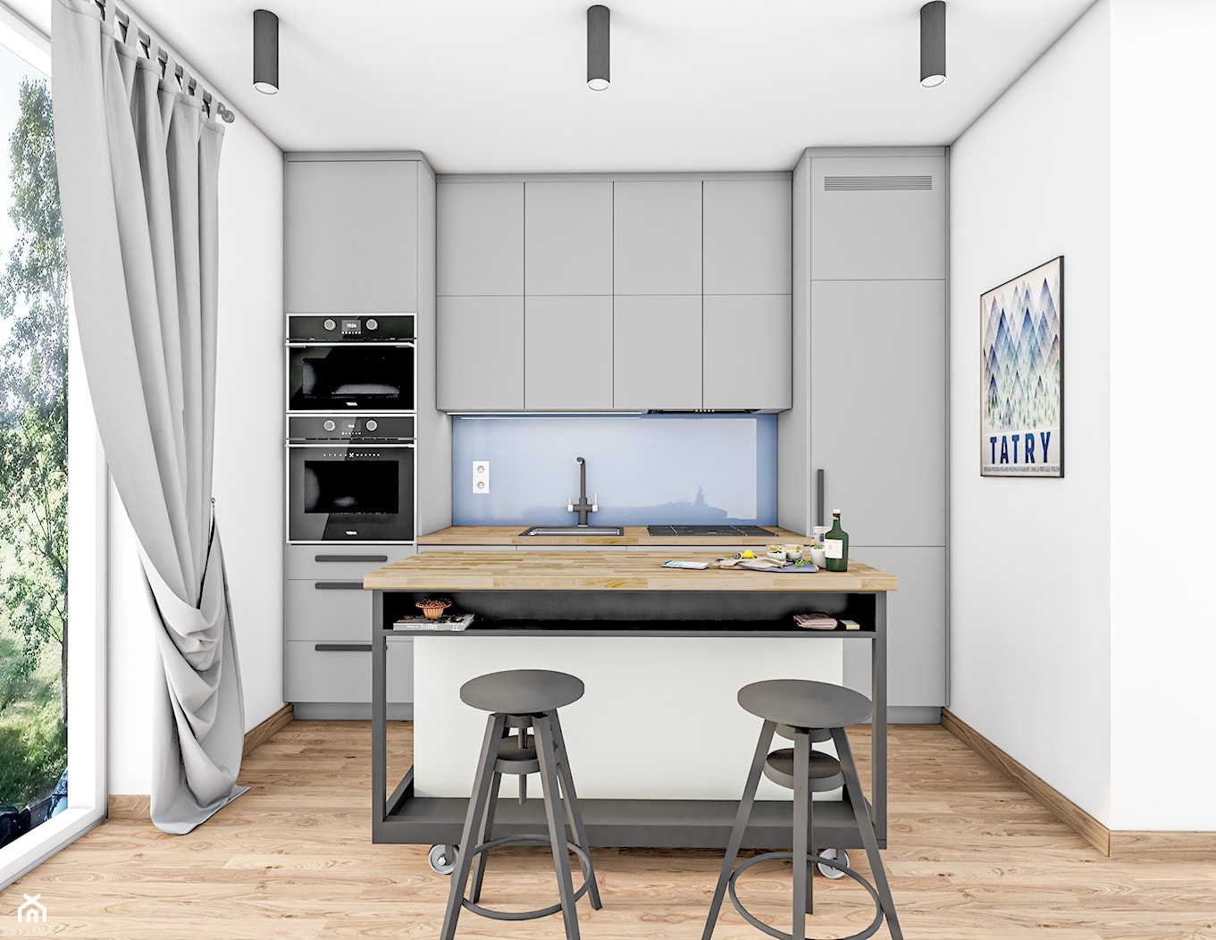Aneks loft - Kuchnia, styl industrialny - zdjęcie od Vimko Projektowanie Wnętrz - Homebook
