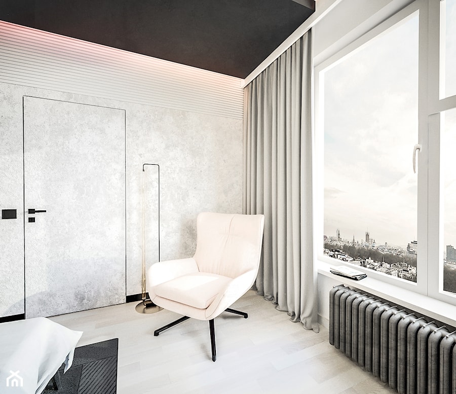 Pink Eco - Sypialnia, styl nowoczesny - zdjęcie od Vimko Projektowanie Wnętrz