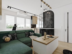 Green Craft - Salon, styl industrialny - zdjęcie od Vimko Projektowanie Wnętrz
