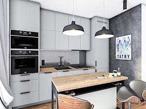 Aneks loft - Kuchnia, styl industrialny - zdjęcie od Vimko Projektowanie Wnętrz