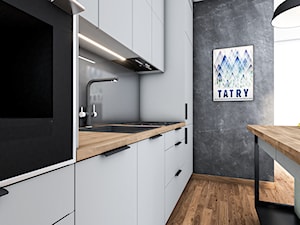 Aneks loft - Kuchnia, styl industrialny - zdjęcie od Vimko Projektowanie Wnętrz