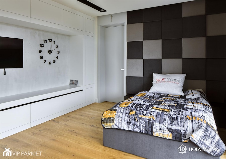 Kolekcja Saviano, kolor Climatic - Średnia biała sypialnia - zdjęcie od Vip Parkiet