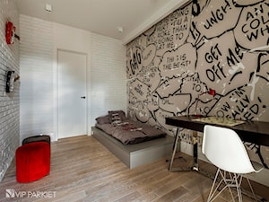 Deska dębowa kolor Chalked Mocha - Duży biały szary pokój dziecka dla nastolatka dla chłopca dla dziewczynki - zdjęcie od Vip Parkiet
