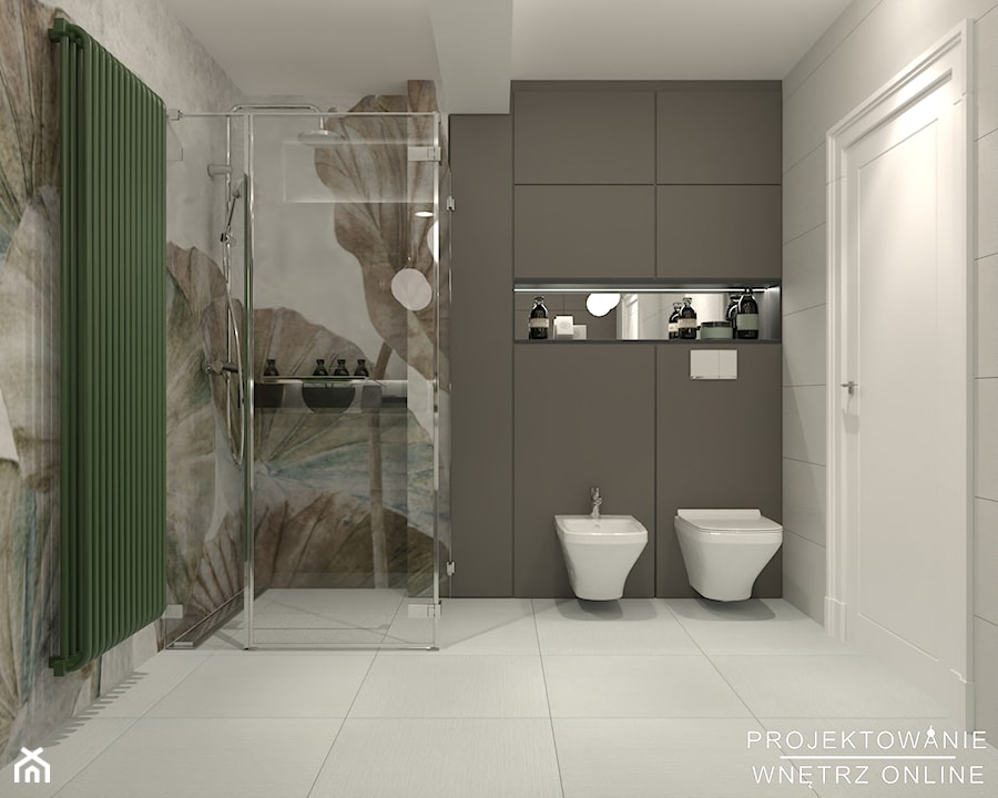 Aranżacja łazienki w stylu nowoczesnym - zdjęcie od Projektowanie Wnetrz Online