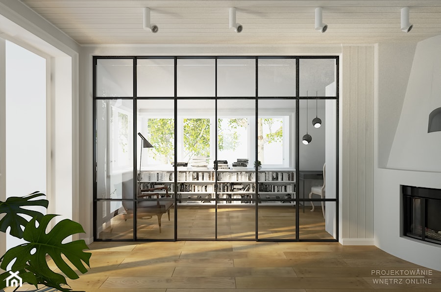 Salon w eklektycznym stylu - zdjęcie od Projektowanie Wnetrz Online