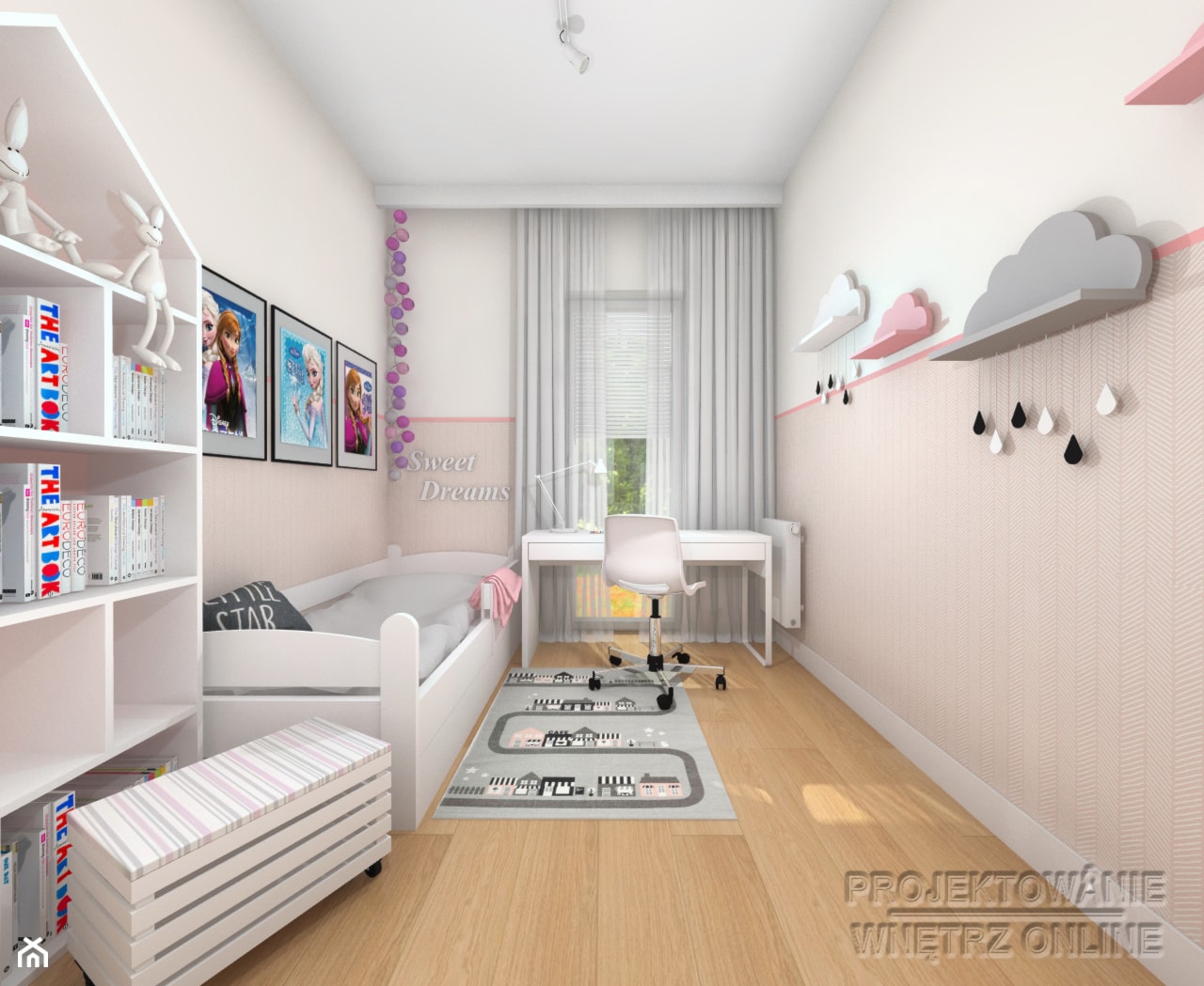 Projekt pokoju dziecka - zdjęcie od Projektowanie Wnetrz Online - Homebook