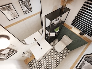 Dom w stylu klasyznym w nowoczesnym wydaniu - Łazienka, styl rustykalny - zdjęcie od Projektowanie Wnetrz Online