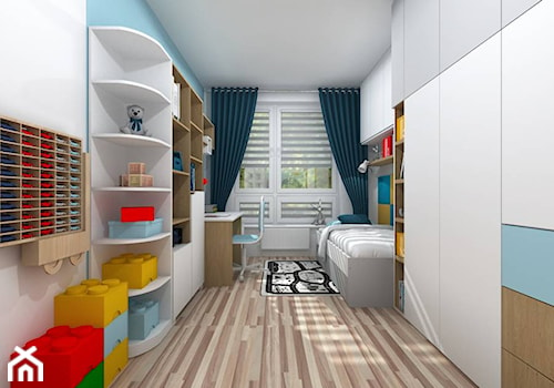 Pokój dziecięcy dla chłopca Lego - zdjęcie od Projektowanie Wnetrz Online