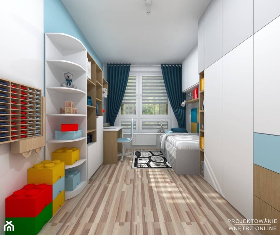 Pokój dziecięcy dla chłopca Lego - zdjęcie od Projektowanie Wnetrz Online - Homebook