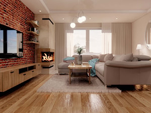 Pokój dzienny IKEA - zdjęcie od Projektowanie Wnetrz Online
