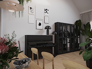Projekt domu w stylu vintage - Salon, styl vintage - zdjęcie od Projektowanie Wnetrz Online