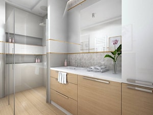Skandynawska łazienka - zdjęcie od Projektowanie Wnetrz Online