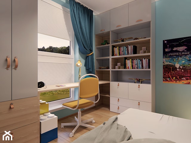 Pokój dziecięcy IKEA turkusowy