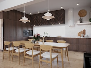 Projekt domu w stylu vintage - Kuchnia, styl vintage - zdjęcie od Projektowanie Wnetrz Online